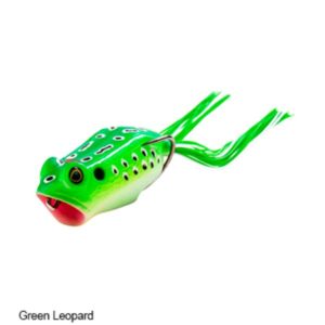 zman leap frogz popping frog green leopard LFPS 01