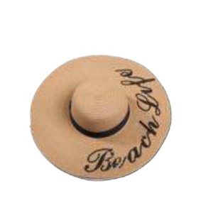 STRAND IMPORTS Beach Life Ladies Woven Hat w/ Ribbon
